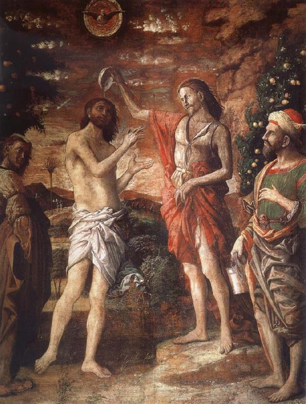 Andrea Mantegna Would baptize Christs Spain oil painting art